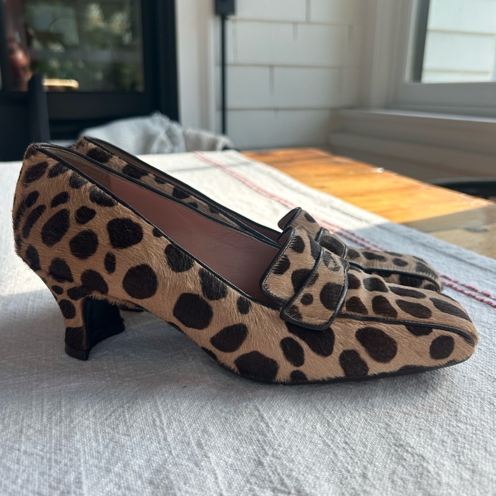 Prada Leopard Print Heels